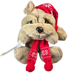 80s VTG Commonwealth Kris Krinkles Plush Shar Pei Dog 1984 Stuffed Animal 20 In